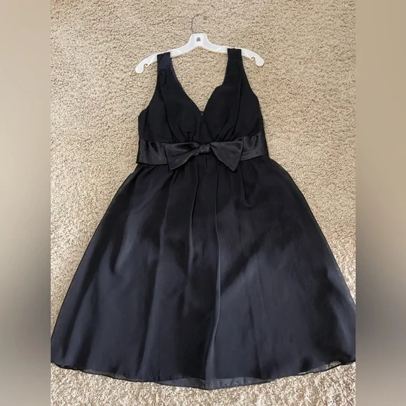onyx nite black dress Mother of the Bride Short Dress